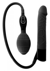 Seven Creations Inflatable vibrator black nafukovací vibrátor