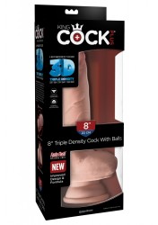 Nejrealističtěj&scaron;&iacute; uměl&yacute; penis - King Cock Plus Triple-density Pipedream USA