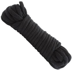 Doc Johnson Cotton Bondage Rope Japanesse black 10 m