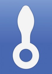 Shots Chrystalino Plugger white skleněný anální kolík