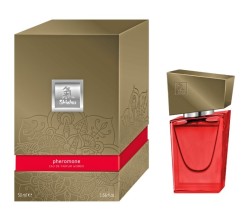 HOT Shiatsu red feromonový parfém pro ženy 50 ml