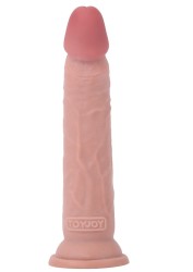 TOYJOY Deluxe Dual Density Dong 8 Skin realistické dildo