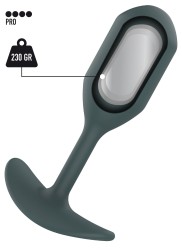 ToyJoy Buttocks The Champ Weighted Plug Grey anální kolík 
