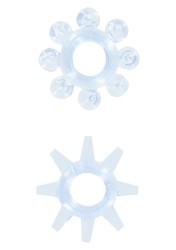Erekční kroužky ToyJoy Power Stretchy Rings blue 2ks