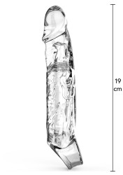 ToyJoy Get Real Extension Sleeve Large clear prodlužovací návlek na penis