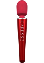 CARESSE Pro Wand Massager – Luxusní vibrační masážní hlavice red
