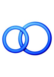 JoyDivision POTENZduo ring Medium Blue - dvojitý erekční kroužek