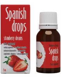 COBECO pharma - Spanish Drops Strawberry Dreams španělské mušky s příchutí jahod