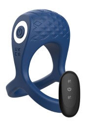 Playhouse Brutal Ring & Ball Cage Vibrating + Remote - vibrační erekční kroužek