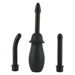 Seven Creations Anal Douche Kit Black Anální sprcha