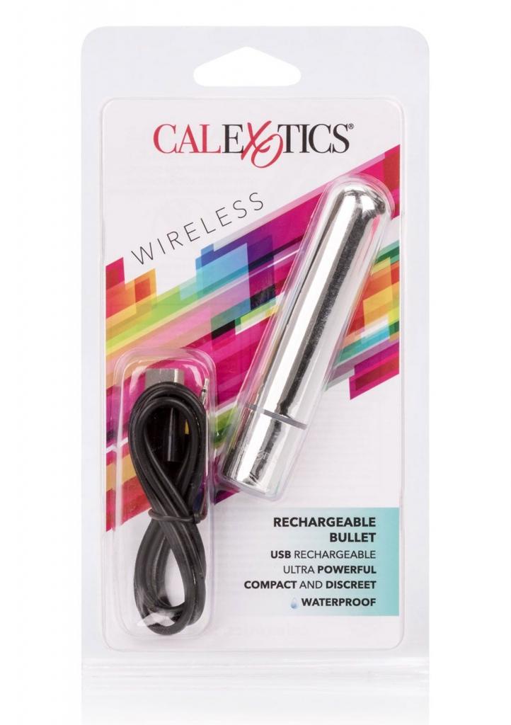 Calexotics - Rechargeable Bullet Silver minivibrátor