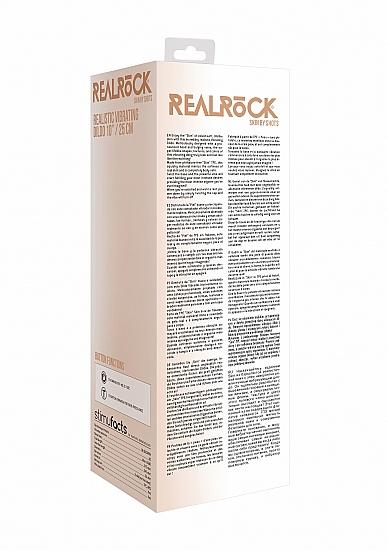 Shots - RealRock Realistic Vibrating Dildo 25cm Flesh vibrátor
