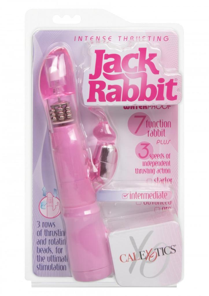 Calexotics Intense Thrusting Jack Rabbit pink přirážecí perličkový vibrátor
