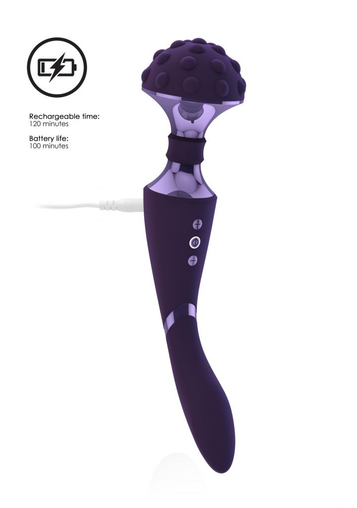 VIVE Shiatsu Purple masážní hlavice