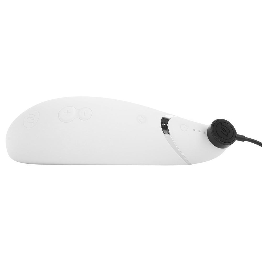 Womanizer Premium White/Chrome stimulátor klitorisu