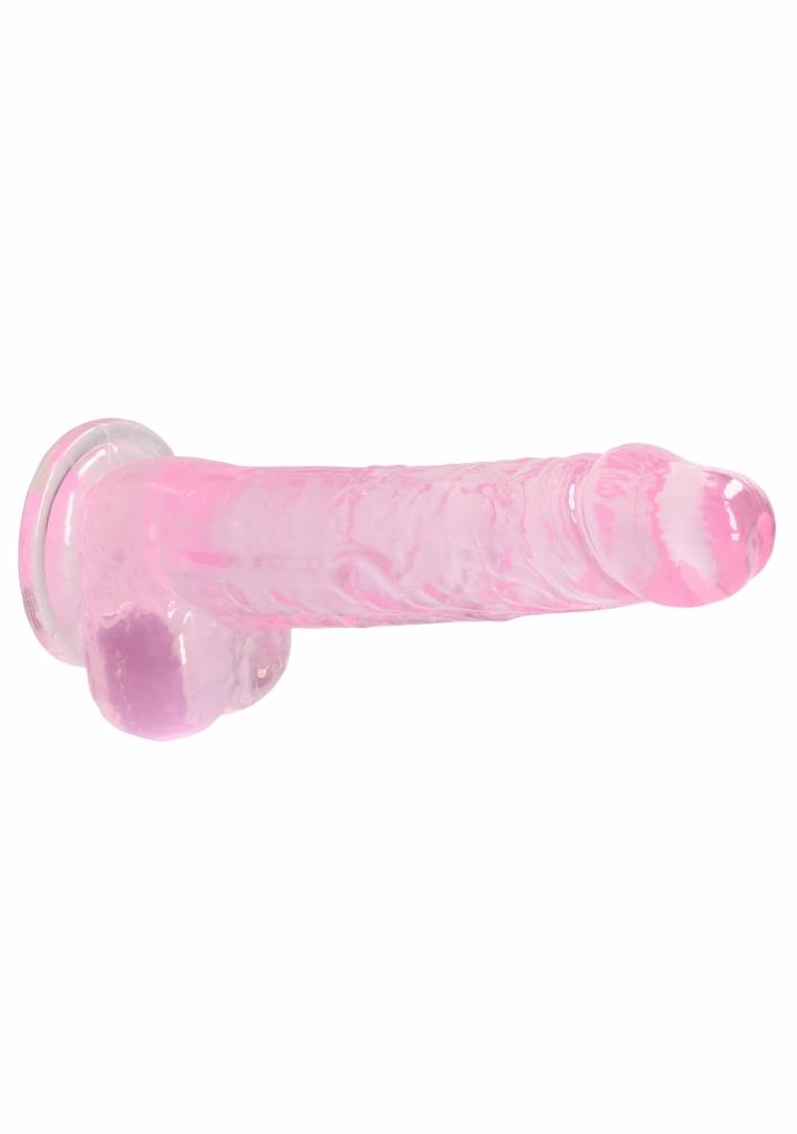 Shots REALROCK Realistic Dildo with Balls Pink 19 cm