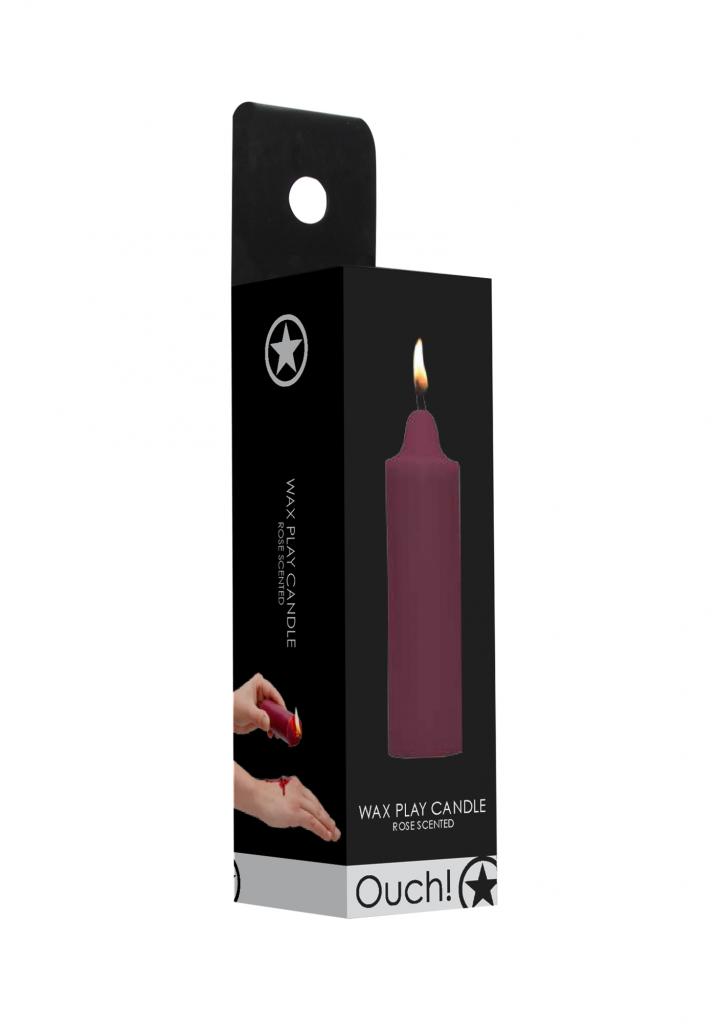 Shots - Ouch! Wax Play Candle Rose Scented