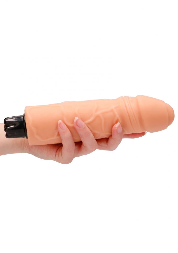 Shots Realistic Skin Vibrator Big pink - realistický vibrátor