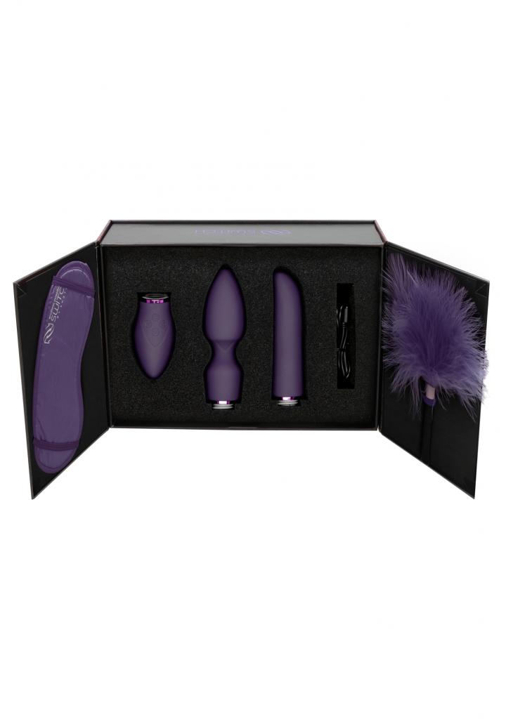 Shots Switch Pleasure Kit 4 purple sada vibrátorů 