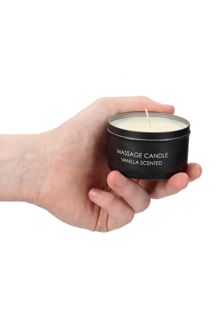 Shots - Ouch! Massage Candle Vanilla Scented - masážní svíčka