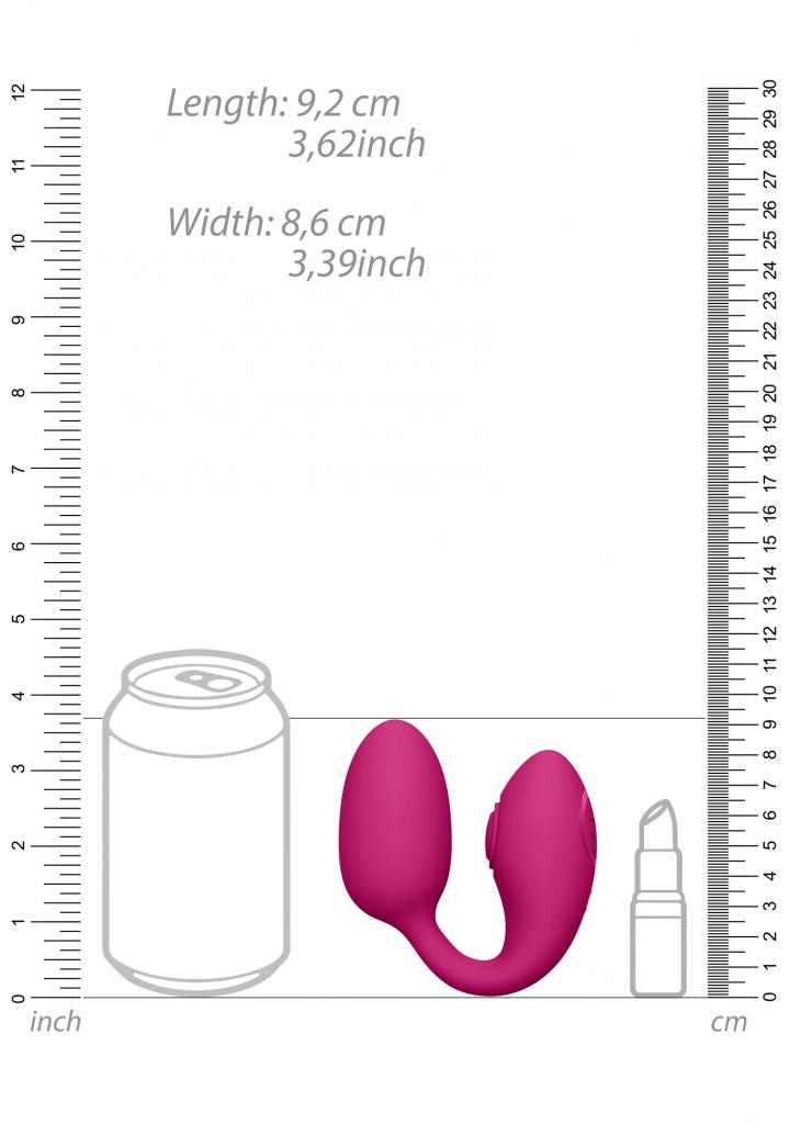Shots - VIVE Aika pink vibrační vajíčko na dálkové ovládání