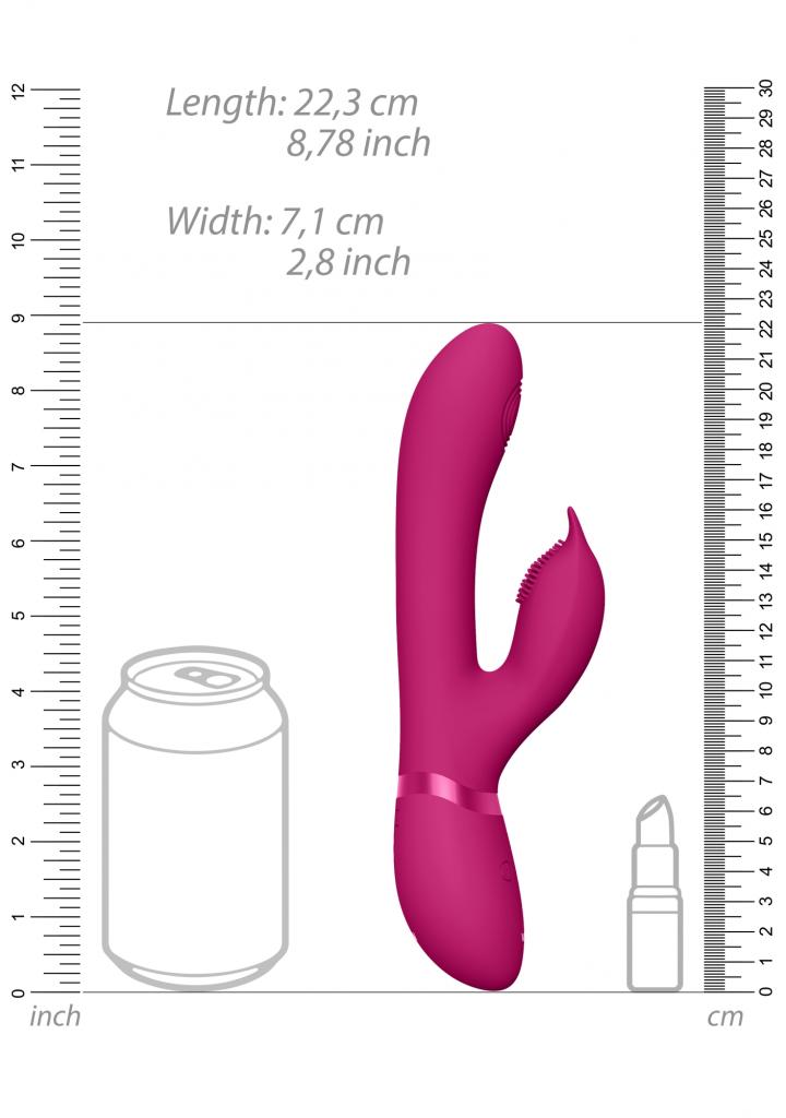 Shots - VIVE Aimi Pulse Wave Vibrating G-Spot Rabbit Pink vibrátor
