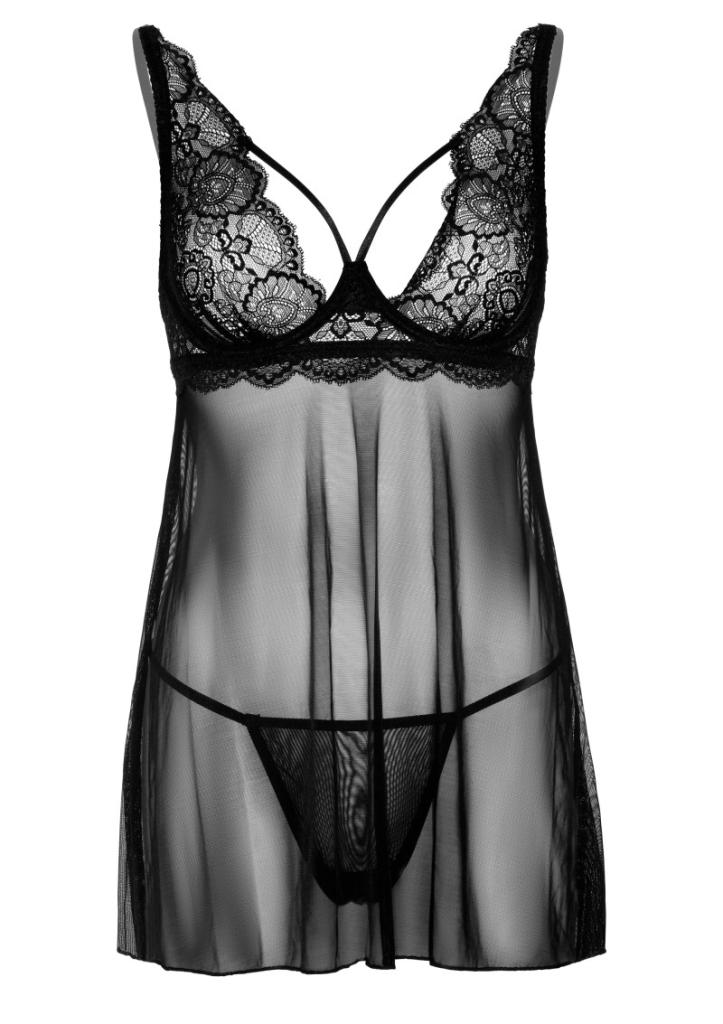Daring Intimates Lace Babydoll and String S/M