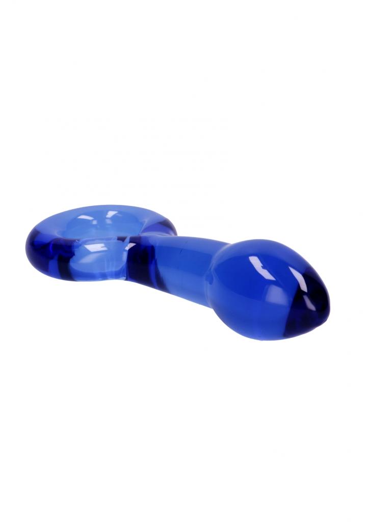 Shots Chrystalino Plugger blue skleněný anální kolík