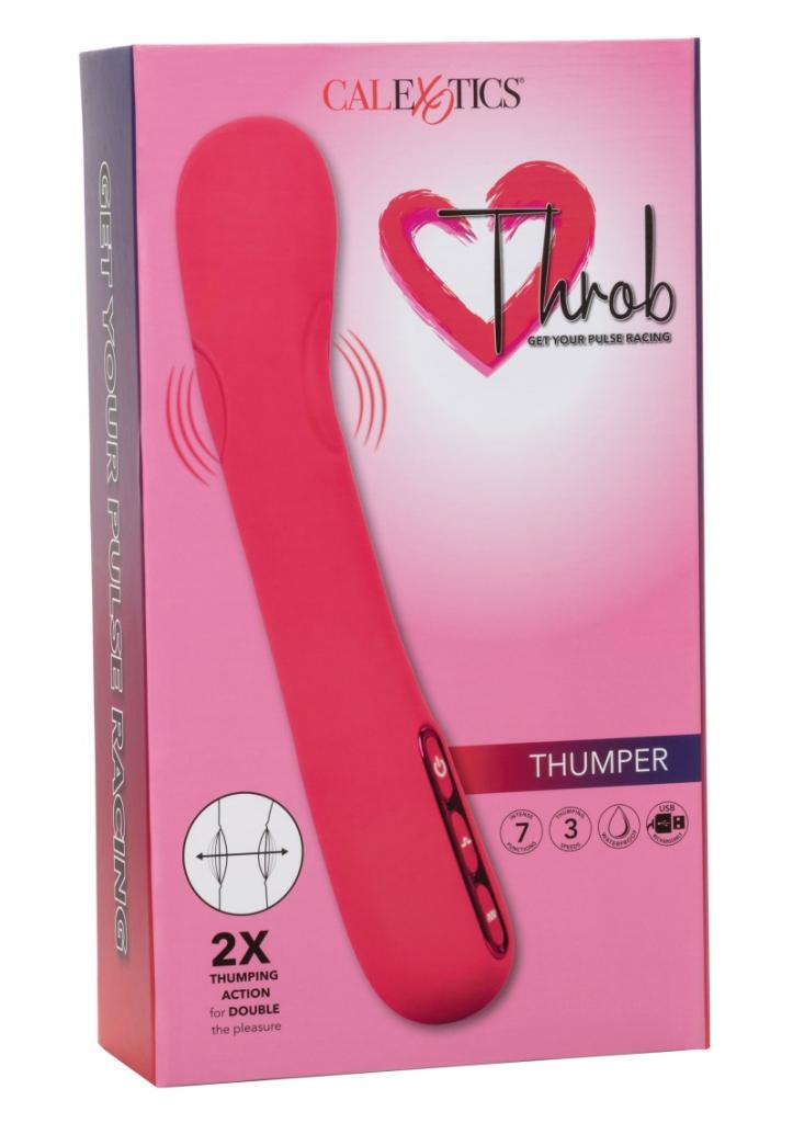 CalExotics Throb Thumper pink vibrátor 