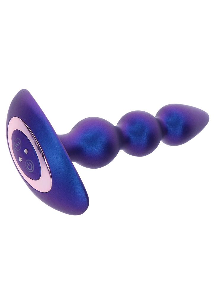 ToyJoy - Buttocks The Bold Beaded blue anální kolík vibrační