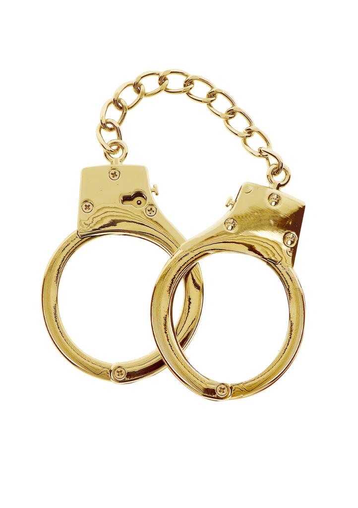 Taboom Gold platen BDSM handcuffs pouta na ruce
