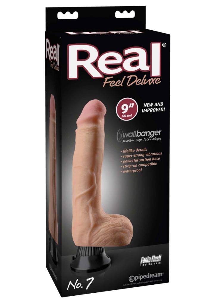 Pipedream Real Feel Deluxe 7 Flesh vibrátor