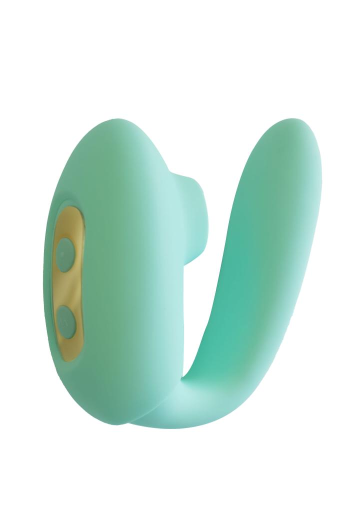 Xocoon Couples Foreplay Enhancer Mint vibrátor se stimulátorem klitorisu