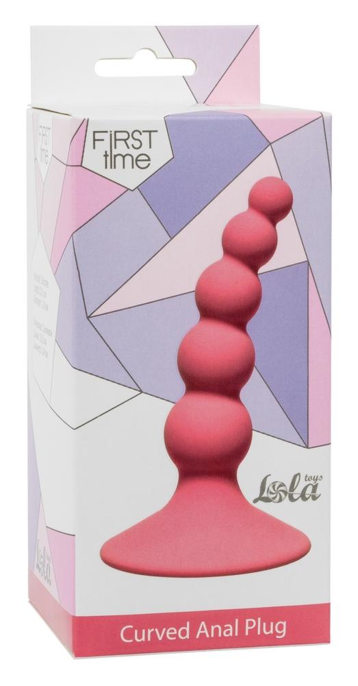 Lola Games Ribbed Plug Pink anální kuličky