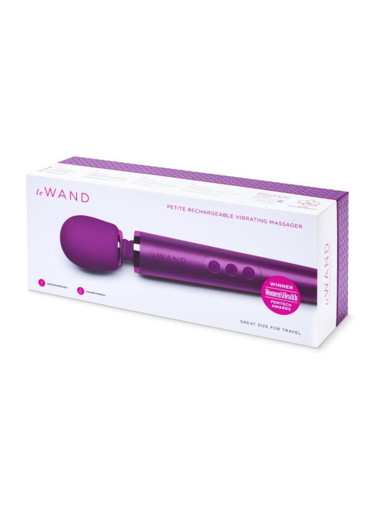 Le Wand Petite Rechargeable Vibrating Massager Purple