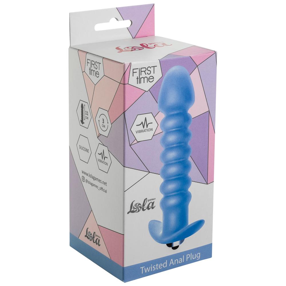 Lola Games Twisted Blue anální vibrační kolík