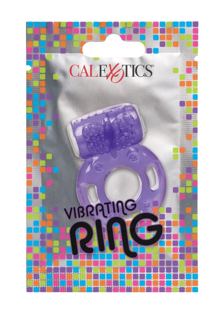 Calexotics - Vibrating Ring Vibrační erekční kroužek fialový