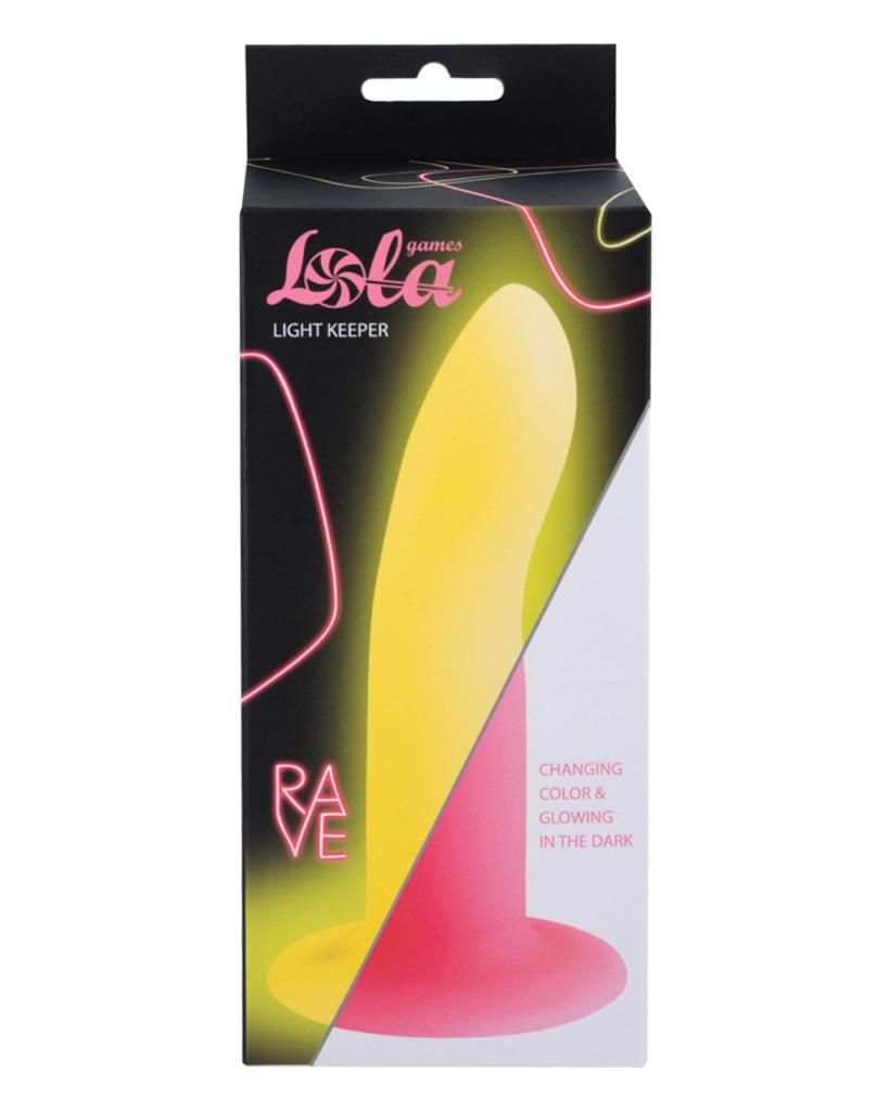 Lola Games Rave Light Keeper Svítící dildo s přísavkou