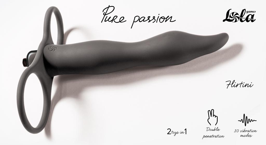 Lola Games Strap-on Pure Passion Flirtini black