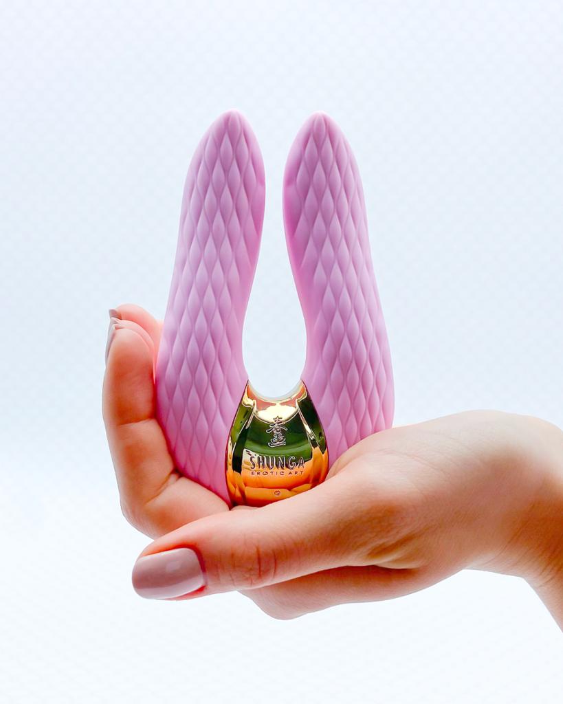 SHUNGA AIKO Pink vibrátor na klitoris