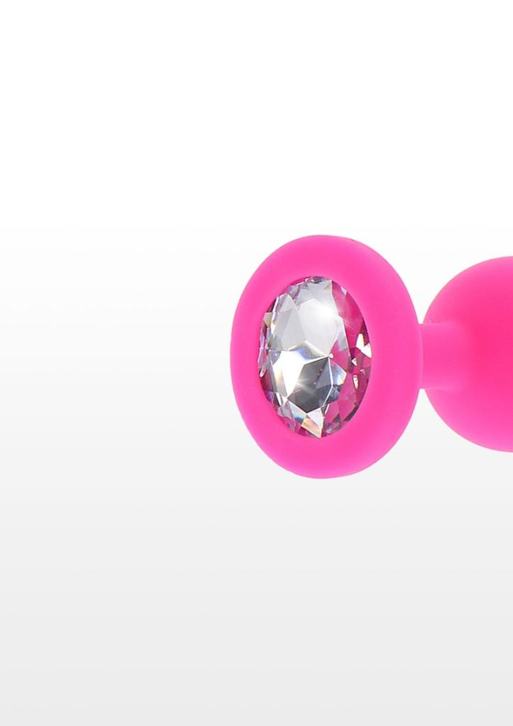 ToyJoy - Anální kolík Anal Play Diamond Booty Jewel Small pink