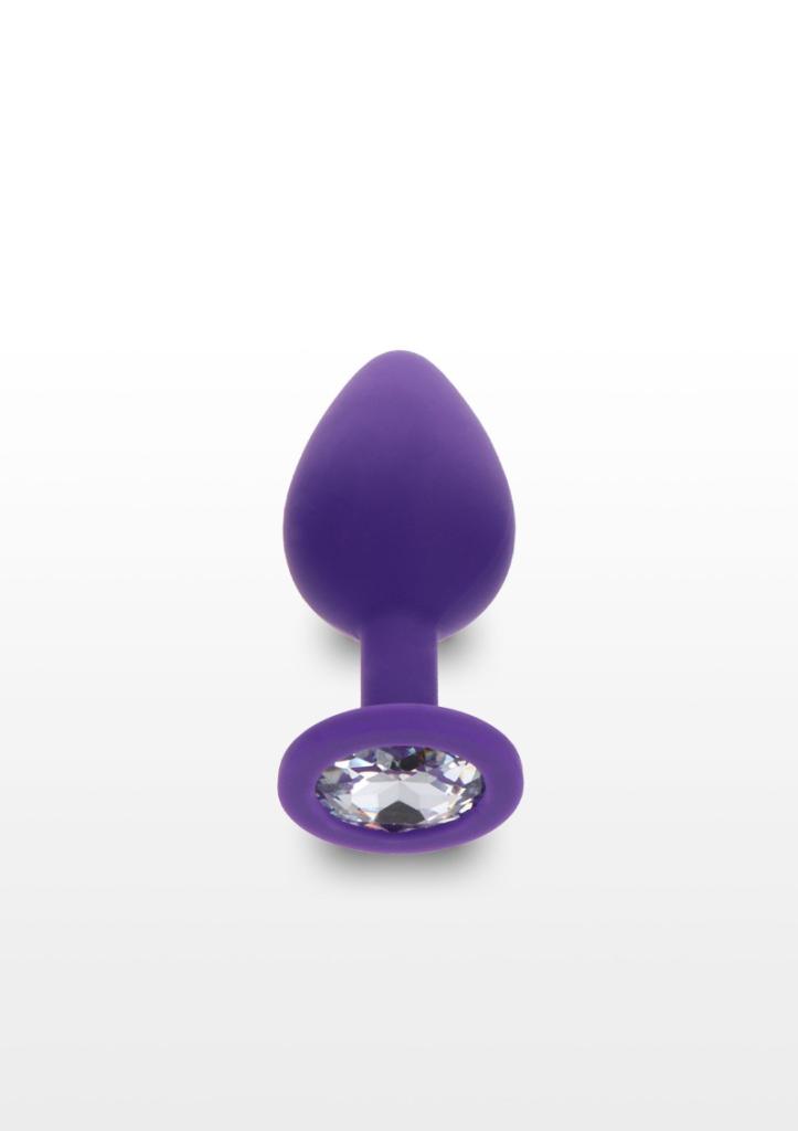ToyJoy - Anální kolík Anal Play Diamond Booty Jewel Medium purple