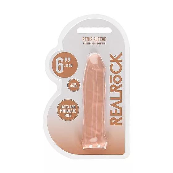 Shots - REALROCK Penis Sleeve 6 Flesh návlek na penis