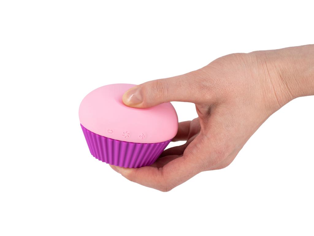 Lola Games Vacuum-wave vibrating Magic Cupcake podtlakový vibrátor
