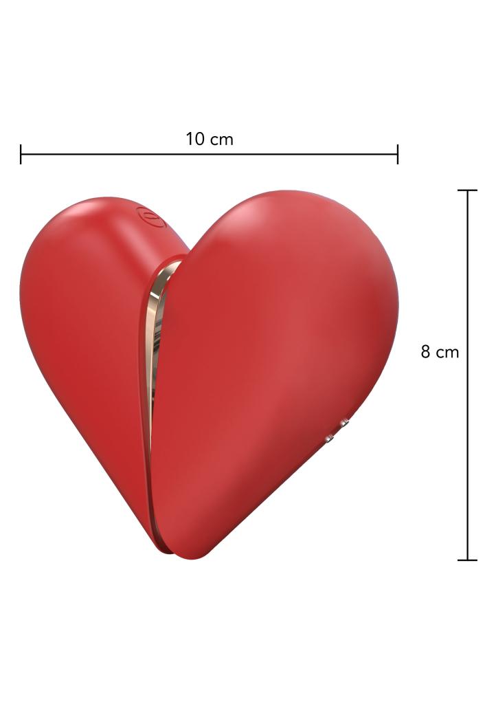 Xocoon Heartbreaker 2 in 1 Stimulator klitorisu a bradavek