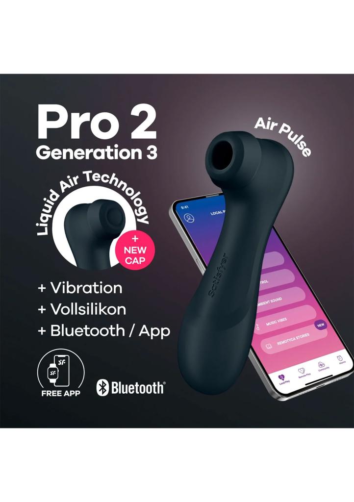 Satisfyer Pro 2 Generation 3 with Liquid Air Technology Grey
