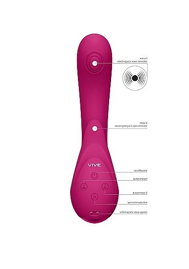SHOTS VIVE Miki Pulse Wave-Flickering G-Spot Vibrator