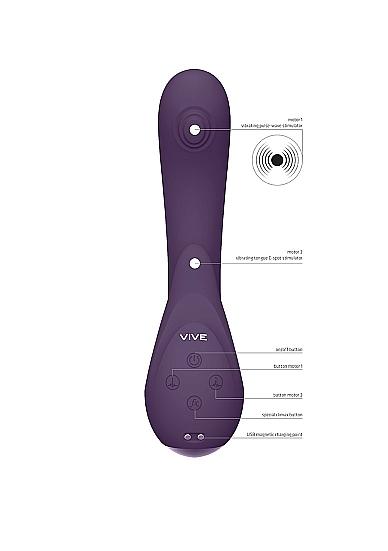 SHOTS VIVE Miki Pulse Wave-Flickering G-Spot Vibrator