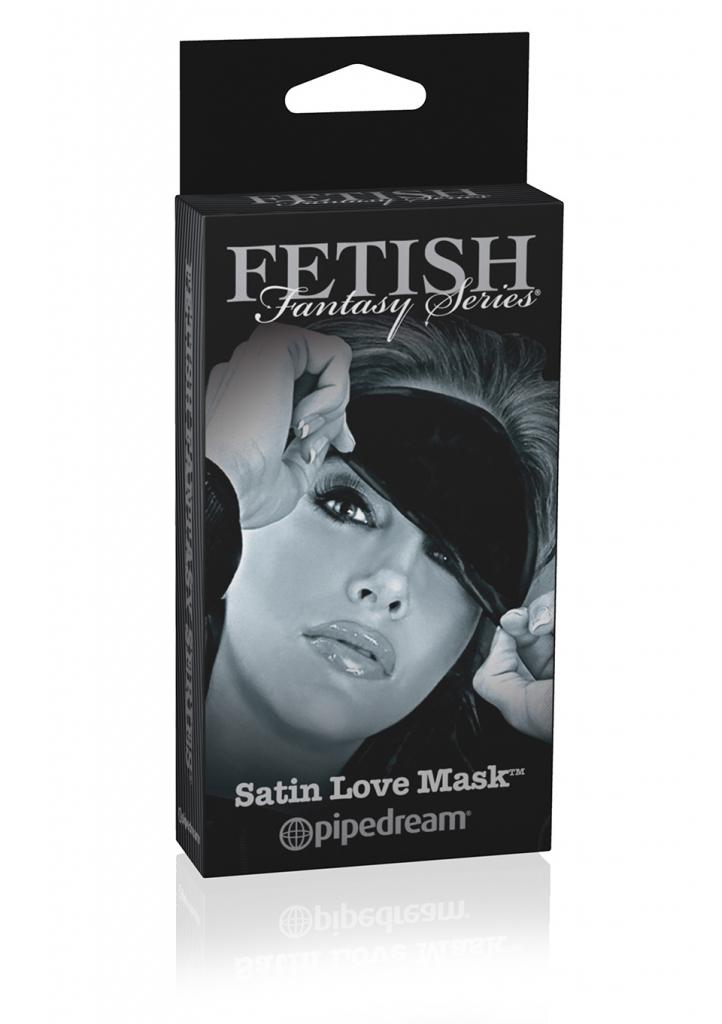 Pipedream Limited Edition Satin Love Mask black