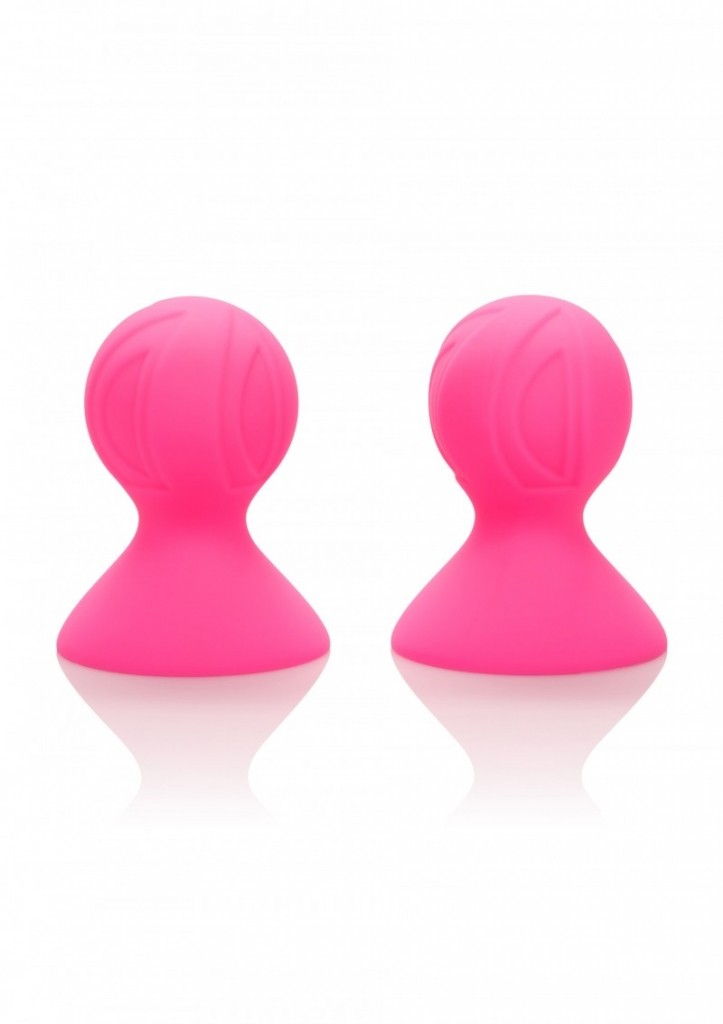 Calexotics Silicone Pro Nipple Suckers Přísavky na bradavky růžové